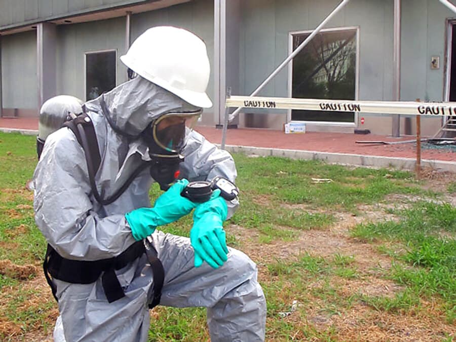 PPE and site safety setup
