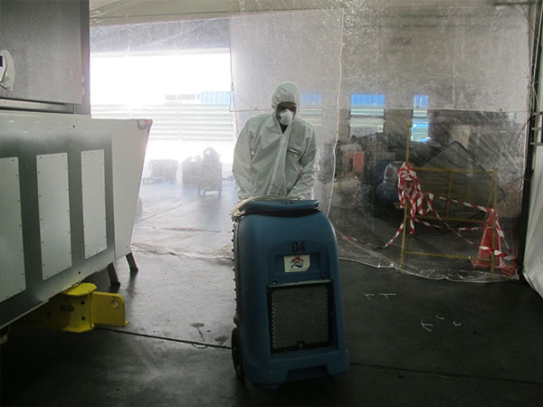 Mold Remediation of a Flight Simulator in Singapore
