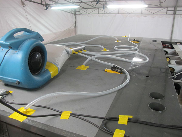 Mold Remediation of a Flight Simulator in Singapore